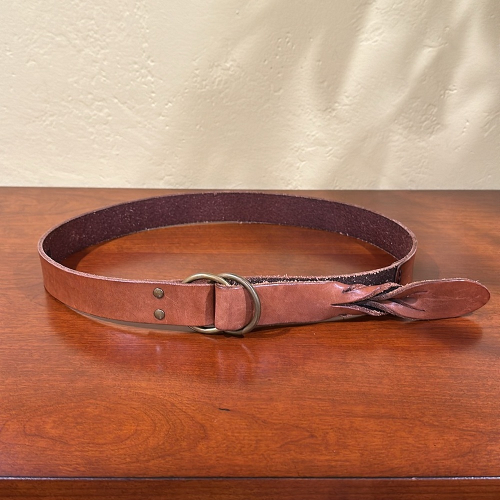 GAP leather braid boho belt